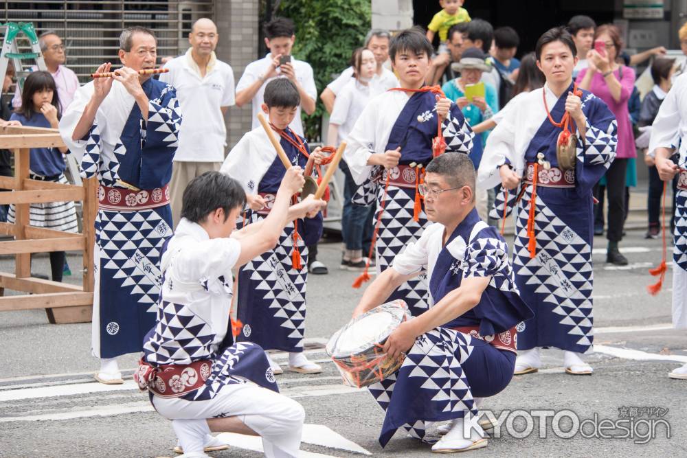 綾傘鉾　祇園囃子　三種の音色