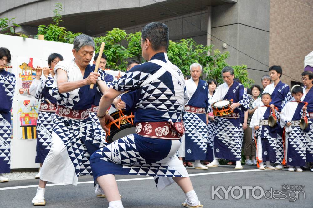 綾傘鉾　お囃子2018