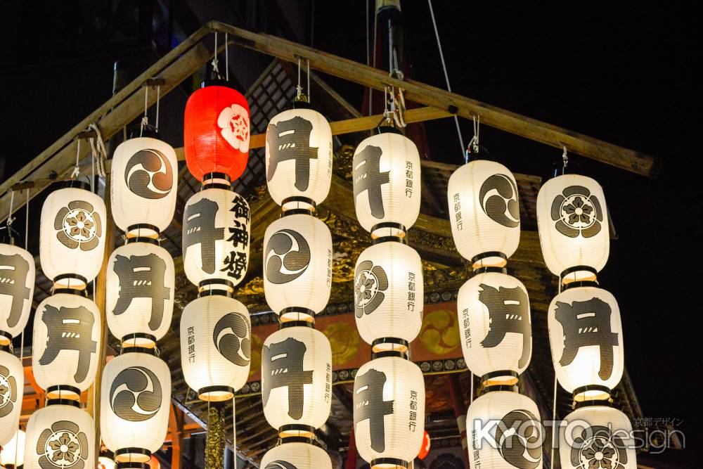 祇園祭2018　月鉾　駒形提灯