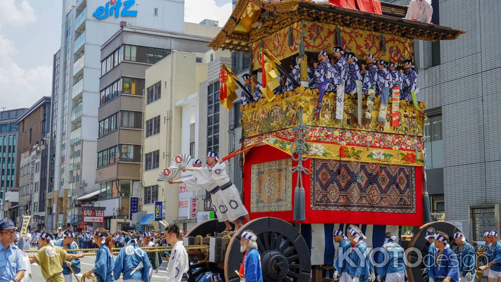 祇園祭2019　掛け声響く辻回し