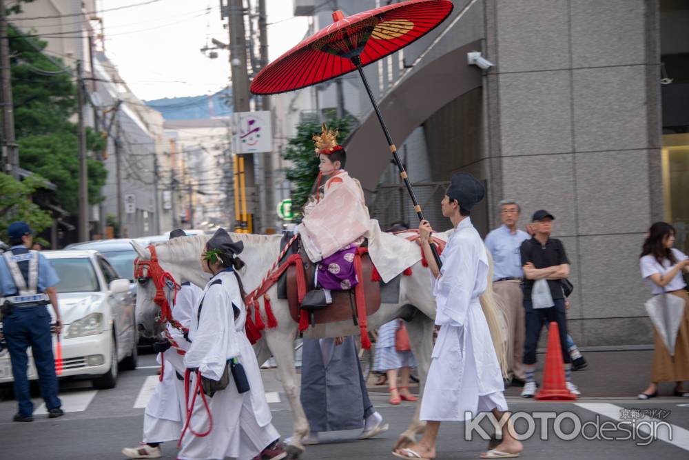 祇園祭2019　還幸祭　久世駒形稚児