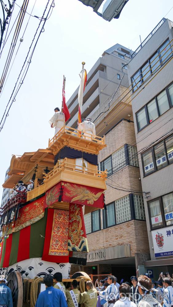 祇園祭2018　後祭巡行　大船鉾の後ろ姿