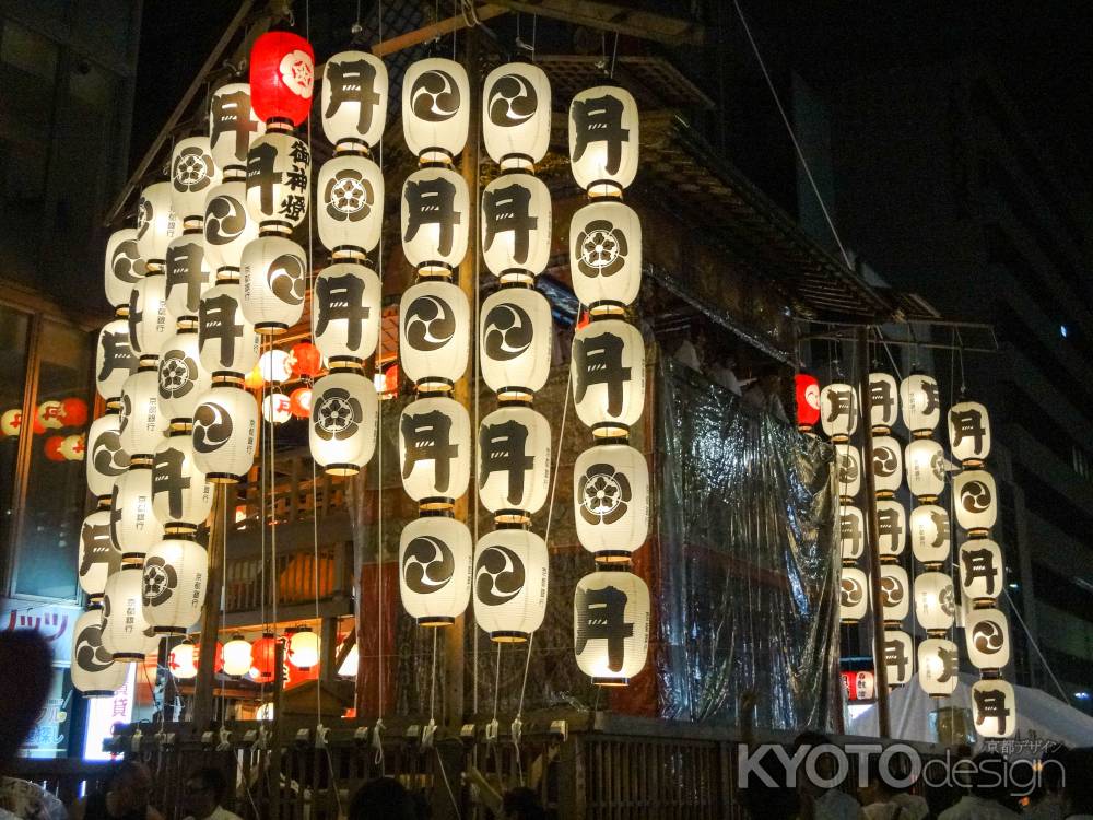 祇園祭2016　月鉾　駒形提灯