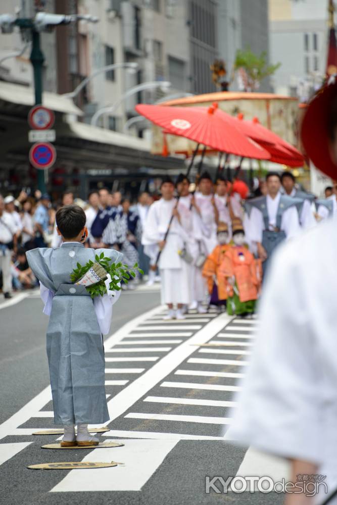 祇園祭2017　山鉾巡行　綾傘鉾２