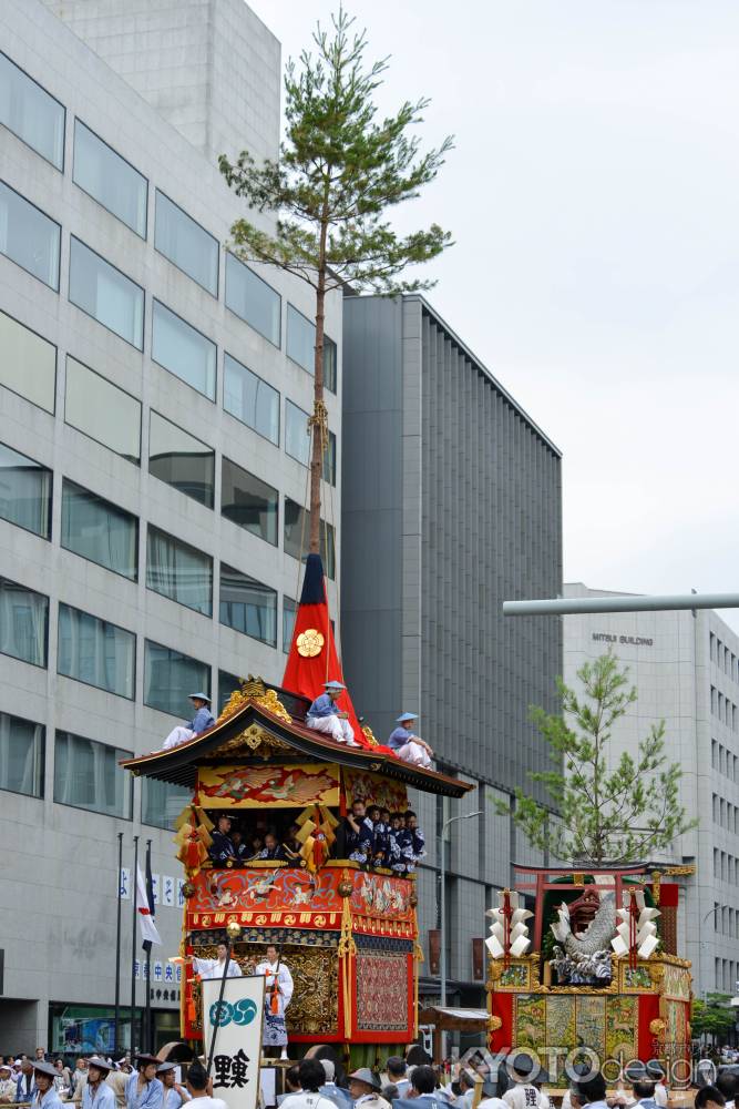 祇園祭2017　後祭　先陣を切る南観音山