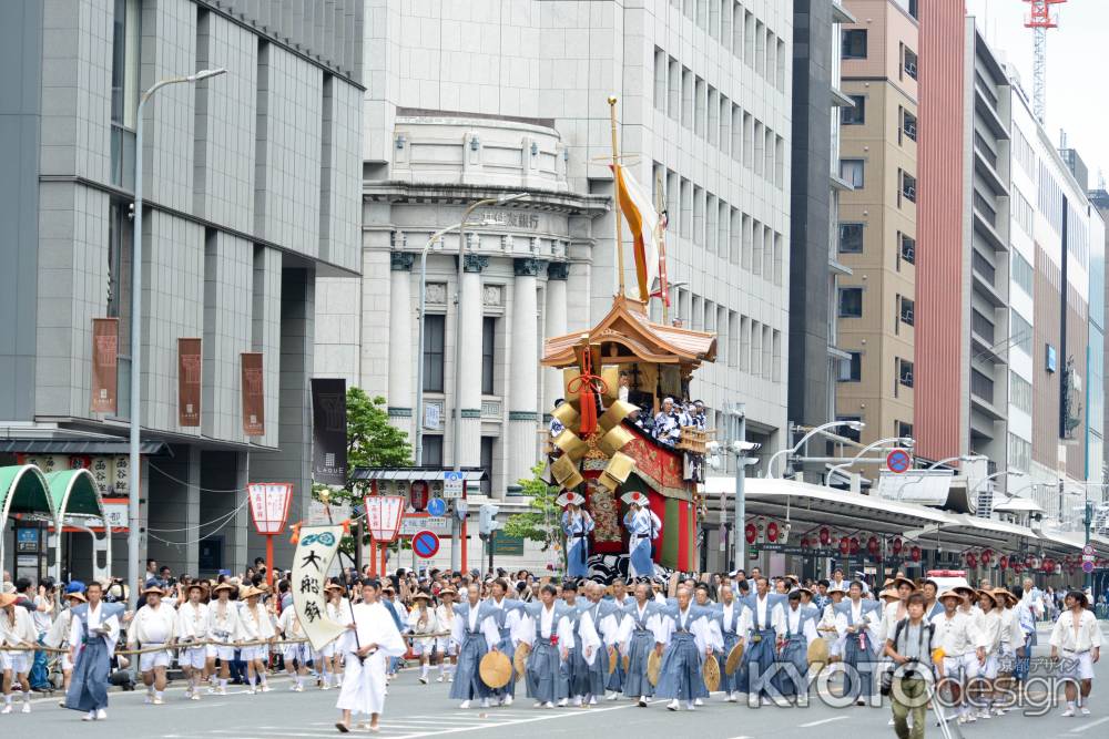 祇園祭2017　後祭　大船鉾堂々と