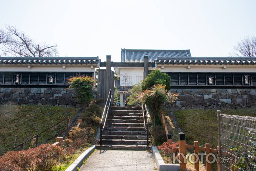 勝竜寺城公園　石段