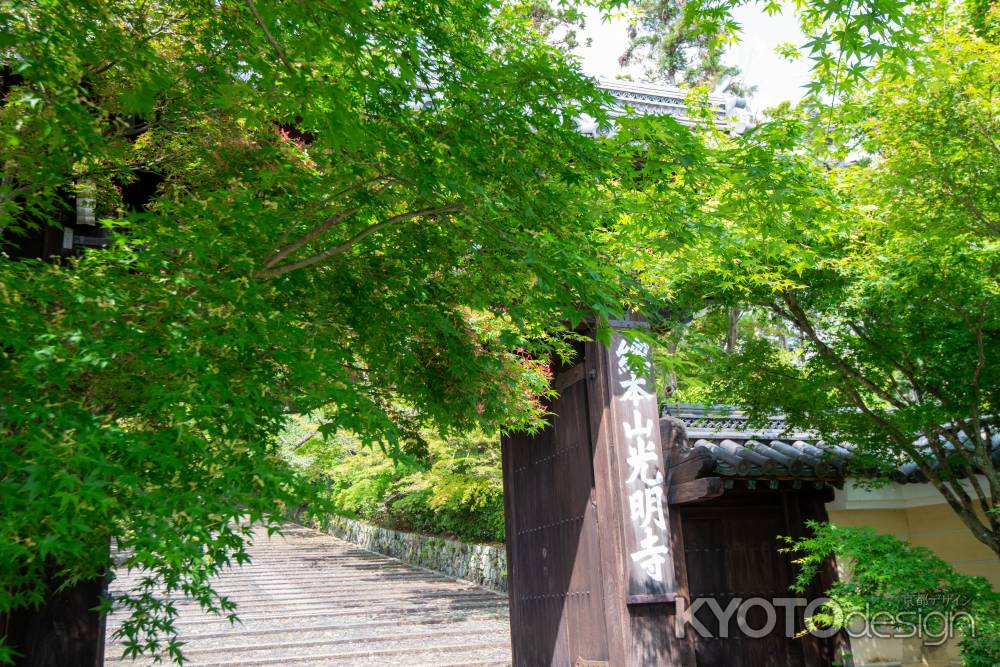 光明寺　みどり濃く