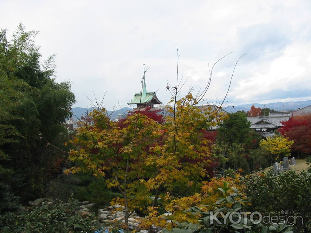 紅葉の大雲院祇園閣