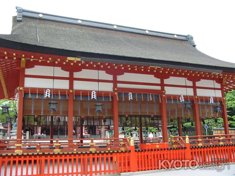 八坂神社　舞殿