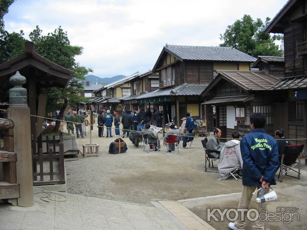 映画村　時代劇の撮影風景