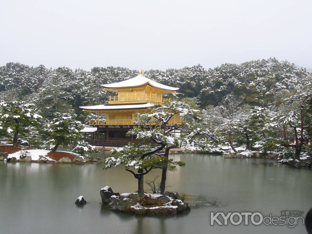 冬の金閣寺