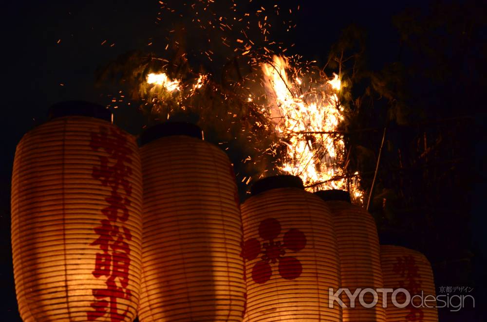 嵯峨の松明