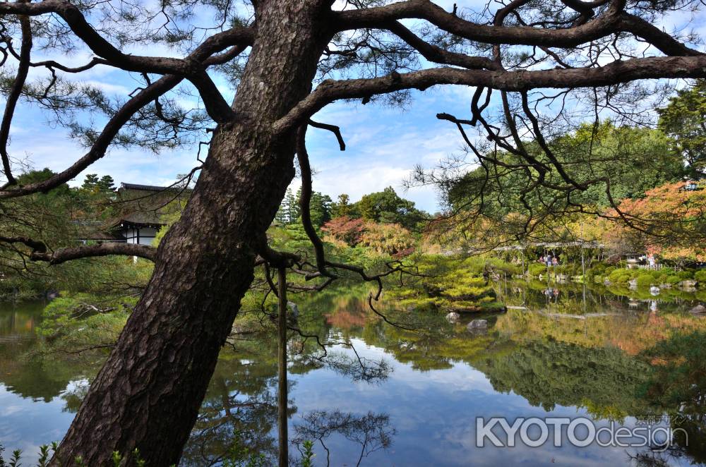 名所古都百景・平安栖鳳池