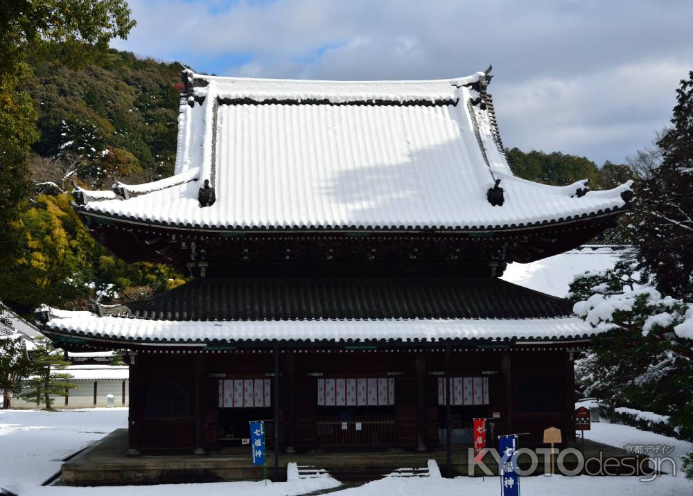 御寺、冬の威風