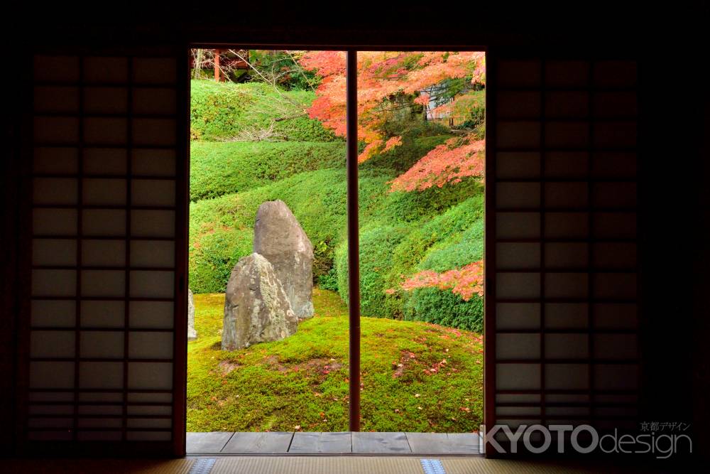 波心の紅い葉々