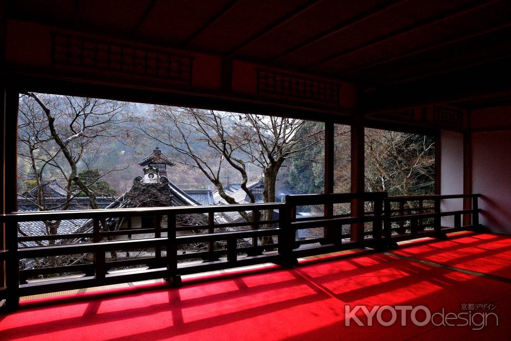 上書院、冬の陽