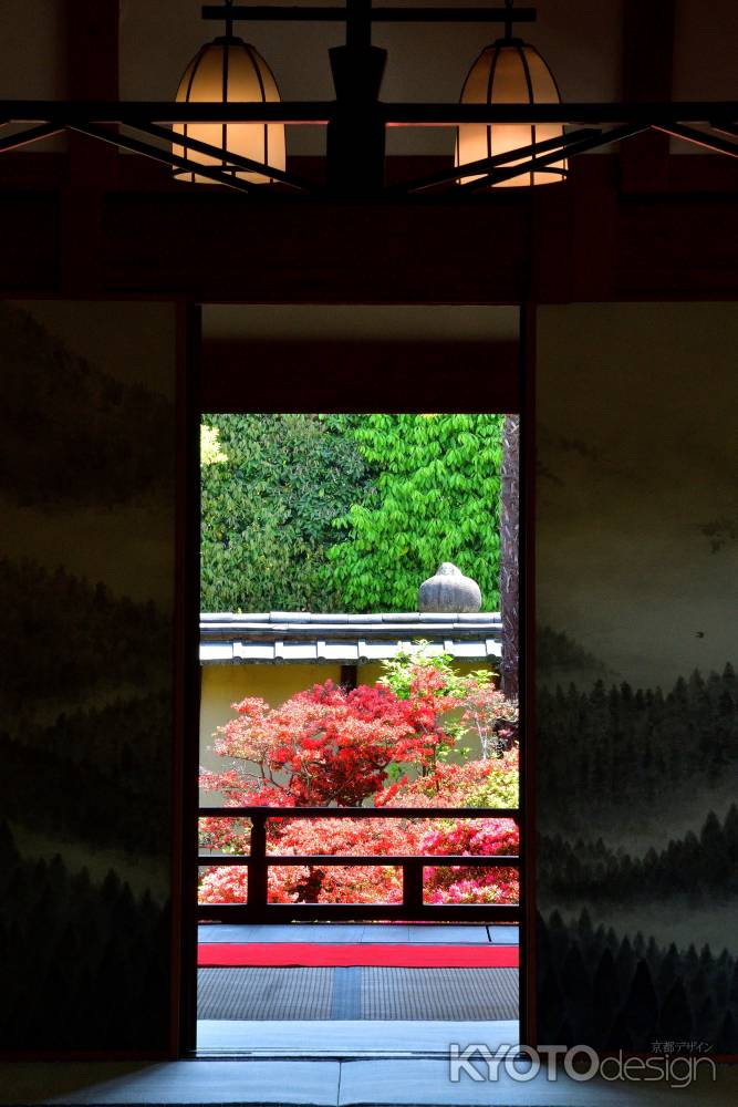 禅寺、躑躅の候