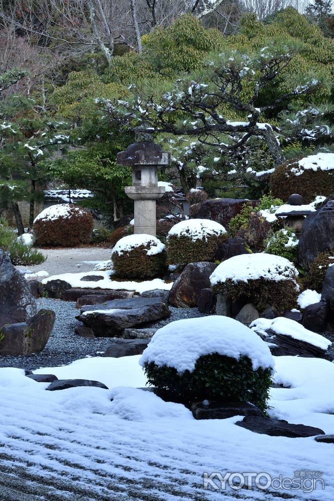 幡枝、白き庭