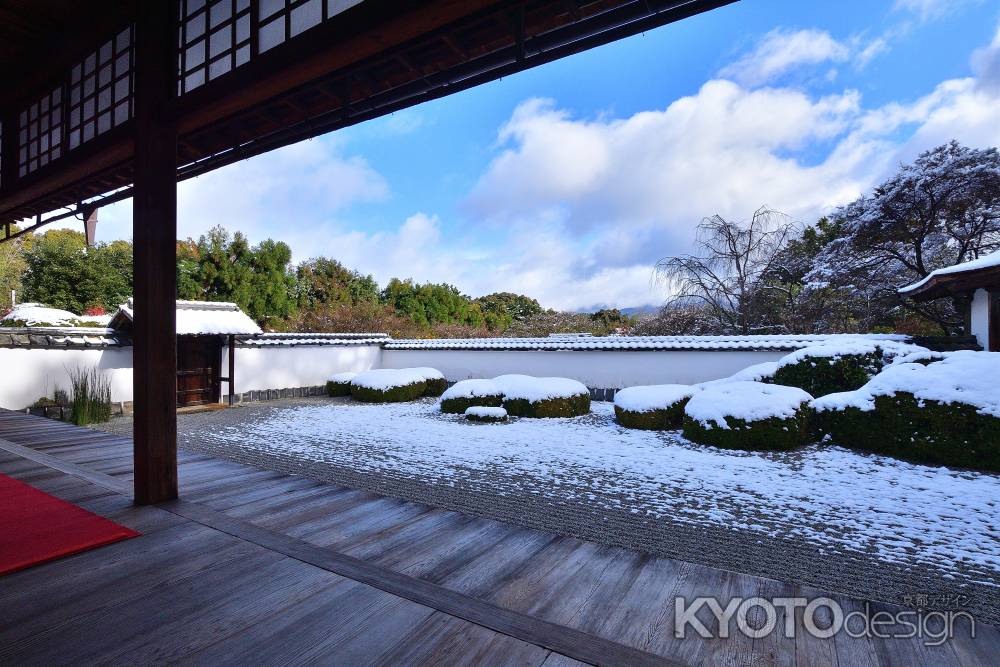 名刹、雪風情