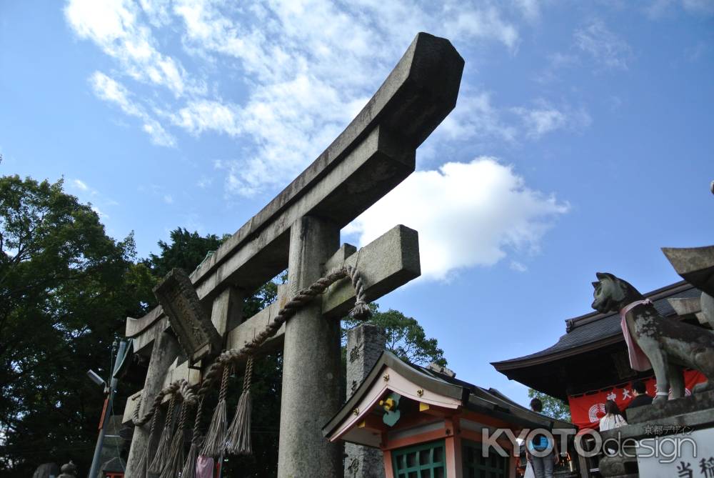 青空と鳥居