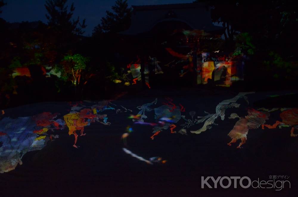 高台寺　百鬼夜行 プロジェクションマッピング(060807a)