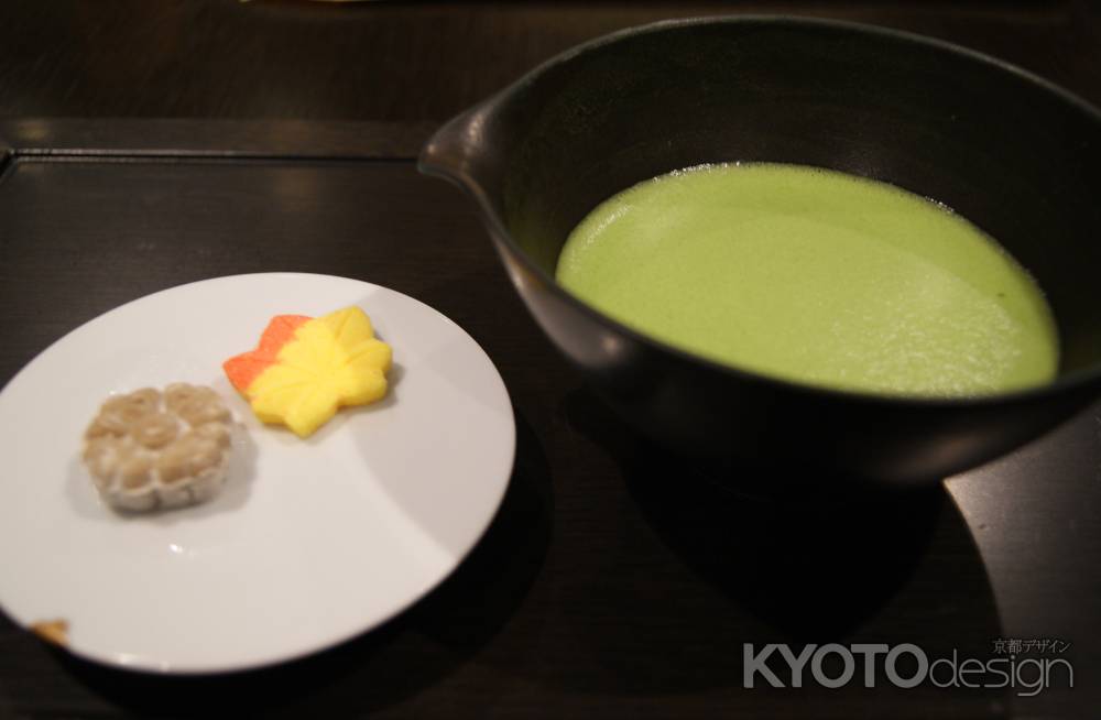 平等院 抹茶とお菓子