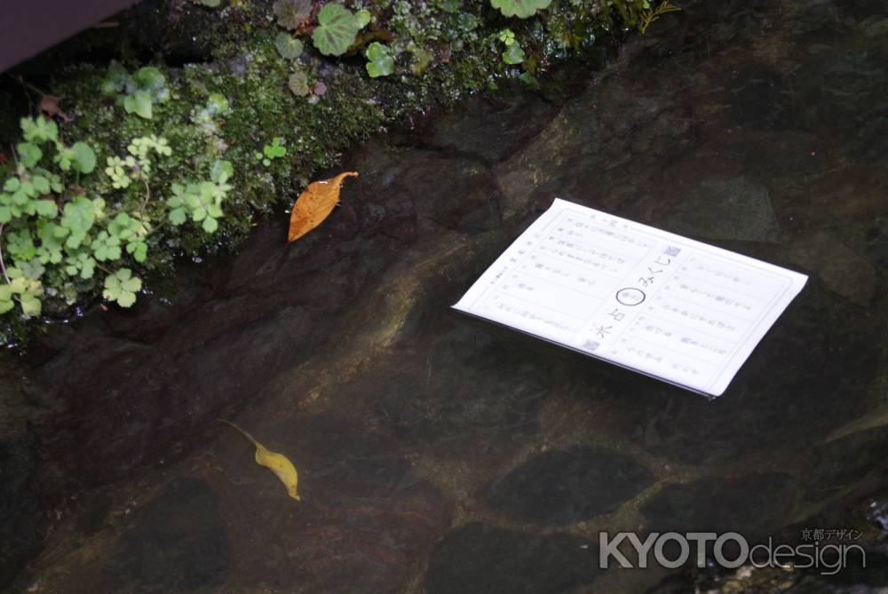 貴船神社水占い