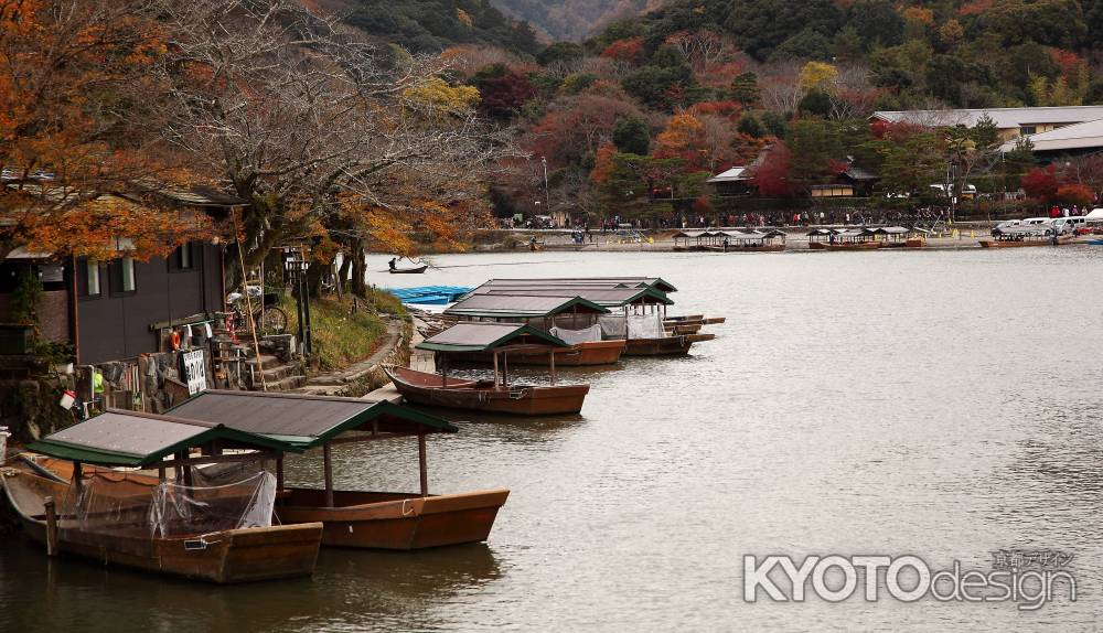 嵐山　船乗り場　保津川下り