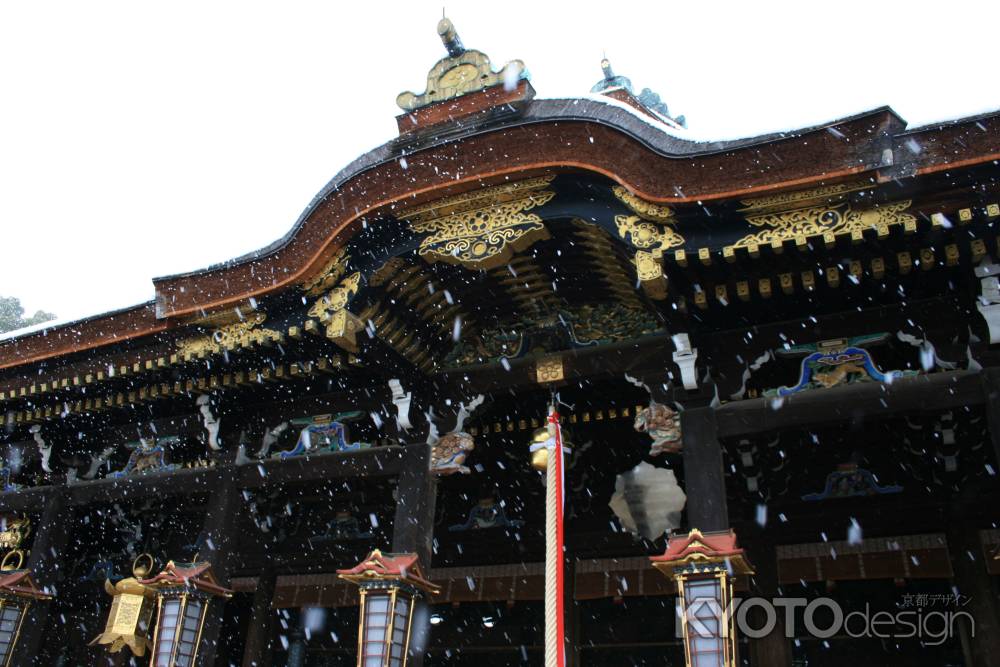 雪と北野天満宮