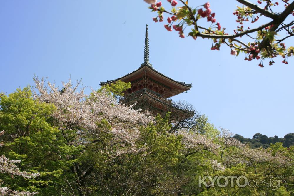 清水寺　三重塔