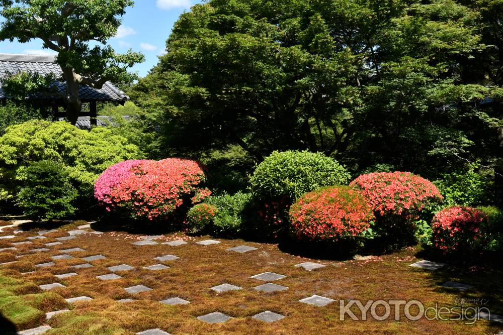 皐月の本坊庭園北園