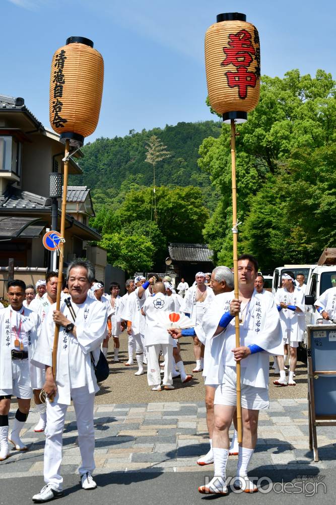 嵯峨祭（還幸祭）の始まる前状況