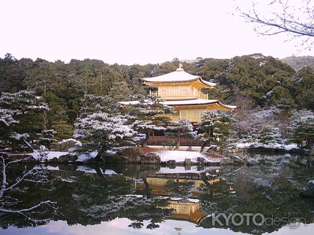 冬の金閣寺