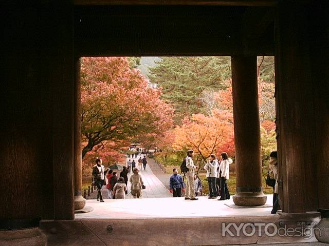 秋の南禅寺参道