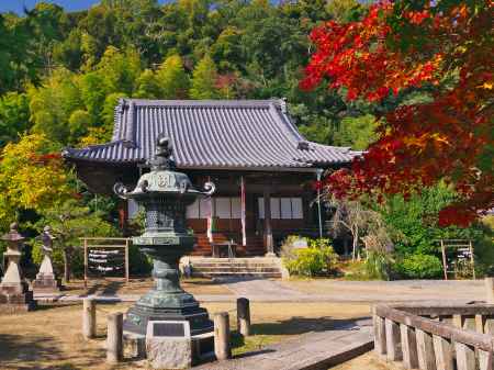 観音寺 (山崎聖天)の紅葉