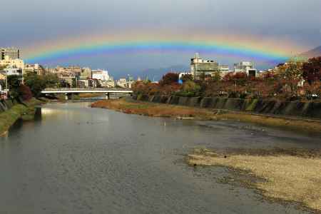 鴨川の虹
