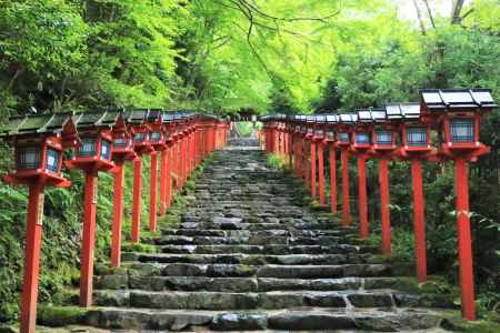 貴船祭前の貴船神社参道2018