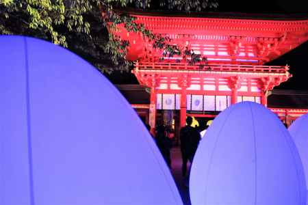 下鴨神社、糺の森の光の祭2