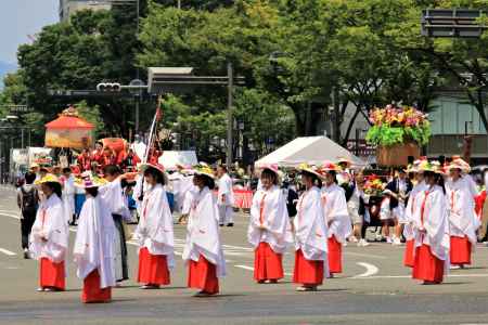 祇園祭、花傘巡行2019