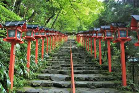 貴船神社参道2021-8月