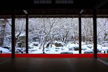 雪の圓光寺2023