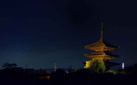 The京都・八坂の塔