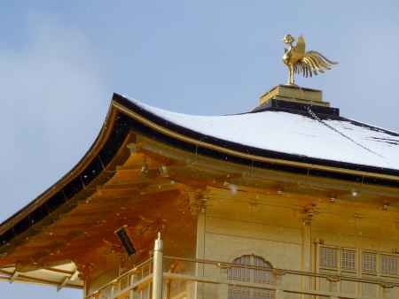 雪の金閣寺　2014.01 -9