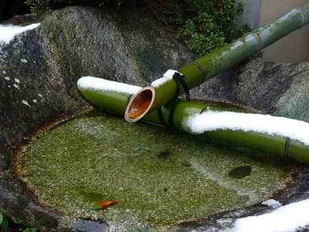 手水鉢 （銀閣寺前）