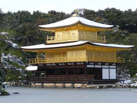 雪の金閣寺　2011.1 -A