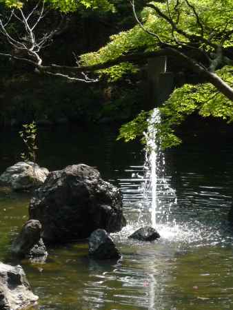 円山公園　噴水 2013.08