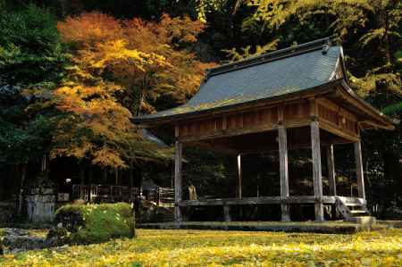 岩戸落葉神社　秋