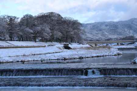 冬の賀茂川