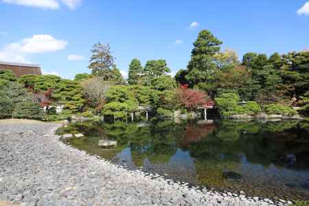 京都御所の御池庭北